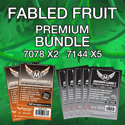 "Fabled Fruit" Card Sleeve Bundle - Premium Protection - Mayday Games - 1