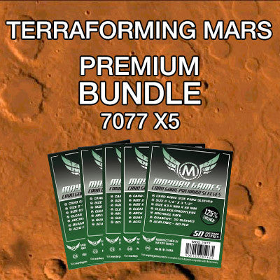 "Terraforming Mars" Card Sleeve Bundle - Premium Protection - Mayday Games - 1