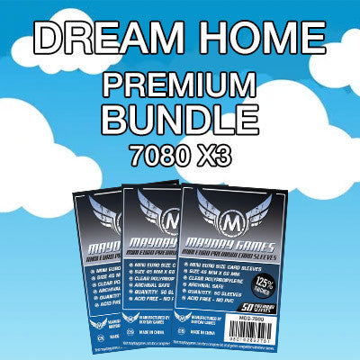 "Dream Home" Card Sleeve Bundle - Premium Protection - Mayday Games - 1