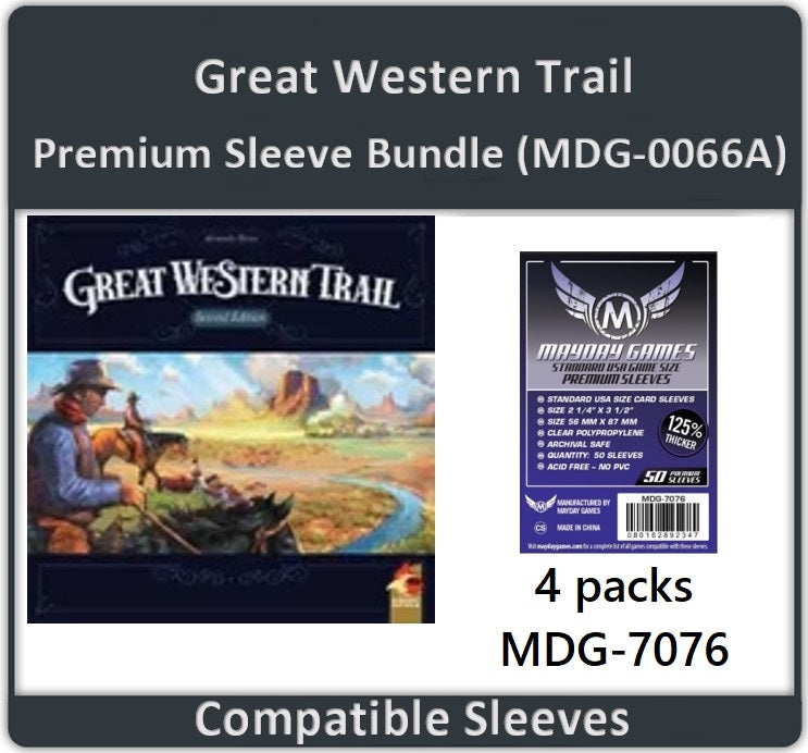 "Great Western Trail" Compatible Card Sleeve Bundle