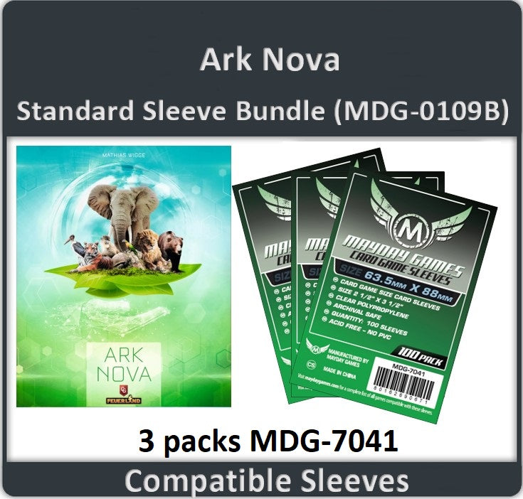 "Ark Nova" Compatible Card Sleeve Bundle
