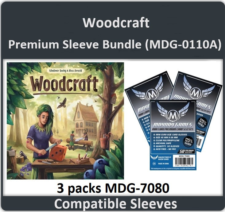 "Woodcraft" Compatible Card Sleeve Bundle
