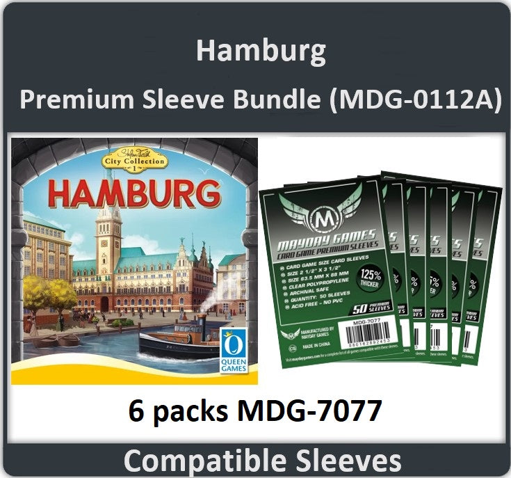 Hamburg" Compatible Card Sleeve Bundle Mayday Games Hamburg" Compatible Card Sleeve Bundle Mayday Games