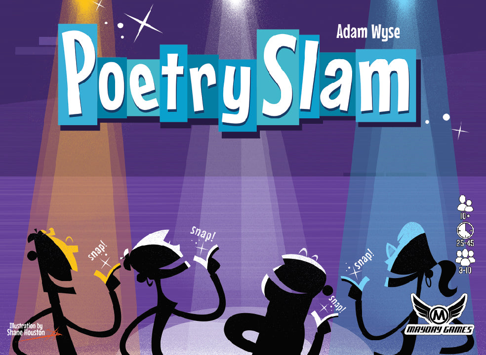 Deluxe Poetry Slam: A Groovy Party Game for 3-10 players -