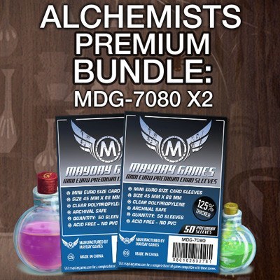 "Alchemists" Card Sleeve Kit - Premium Protection - Mayday Games - 1