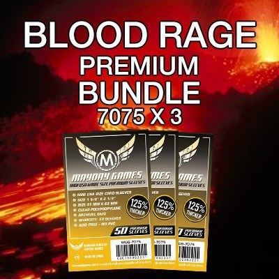 "Blood Rage" Card Sleeve Kit - Premium Protection - Mayday Games - 1