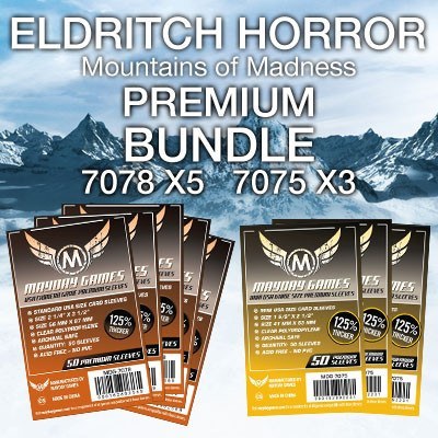 "Eldritch Horror: Mountains of Madness" Card Sleeve Kit - Premium Protection - Mayday Games - 1