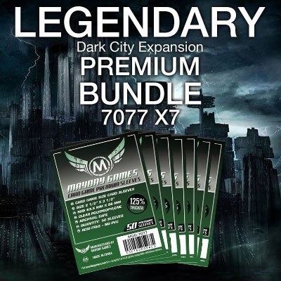 "Legendary: Dark City" Card Sleeve Kit - Premium Protection - Mayday Games - 1
