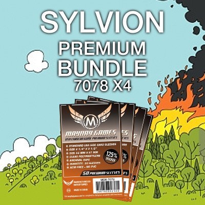 "Sylvion" Card Sleeve Bundle - Premium Protection - Mayday Games - 1