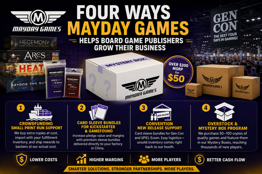 Board Game Publisher Services | Crowdfunding, Fulfillment & Card Sleeves