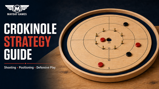 Crokinole strategy guide featuring shooting, positioning and defensive play