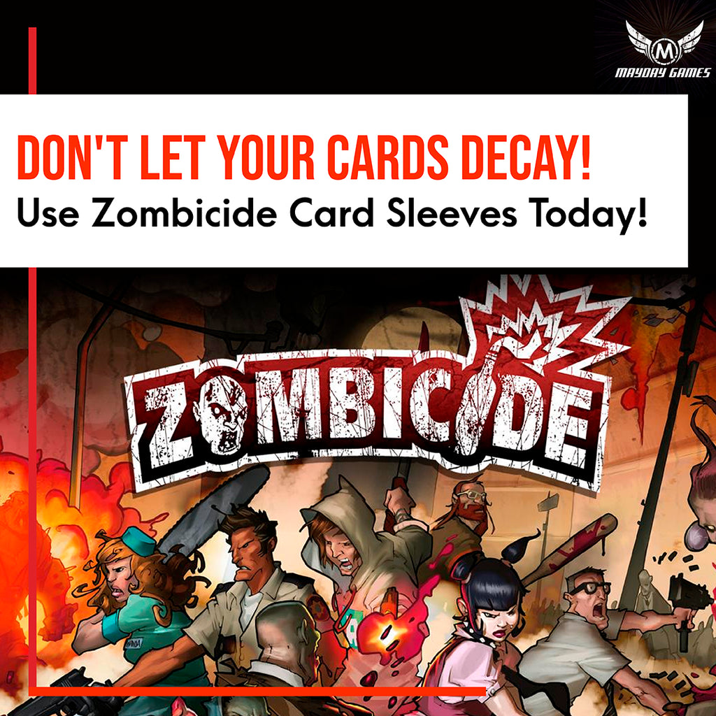 Decayed Card Game Don't Let Your Cards Decay! Use Zombicide Card Sleeves Tod