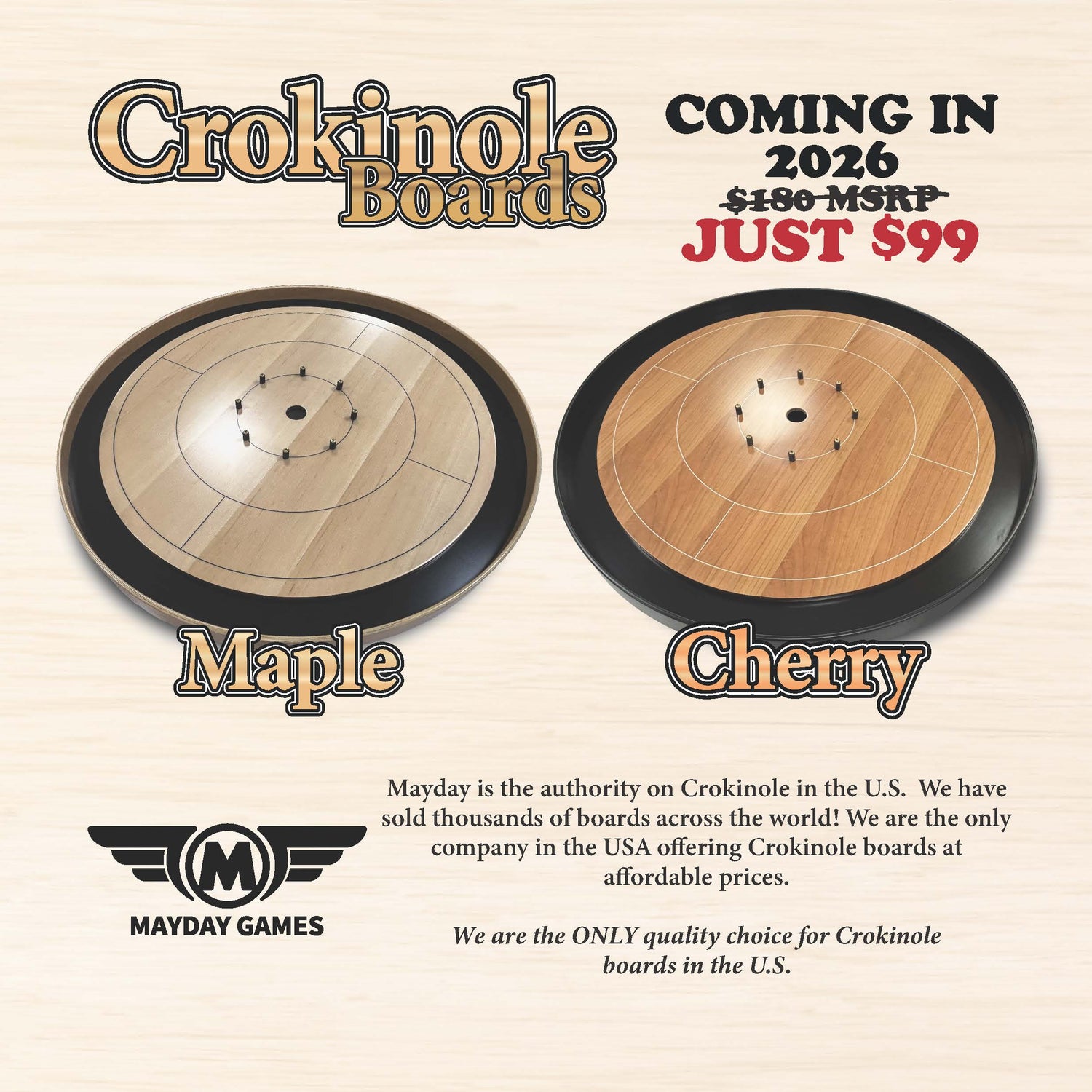 Crokinole 2026 Direct Backer Collection