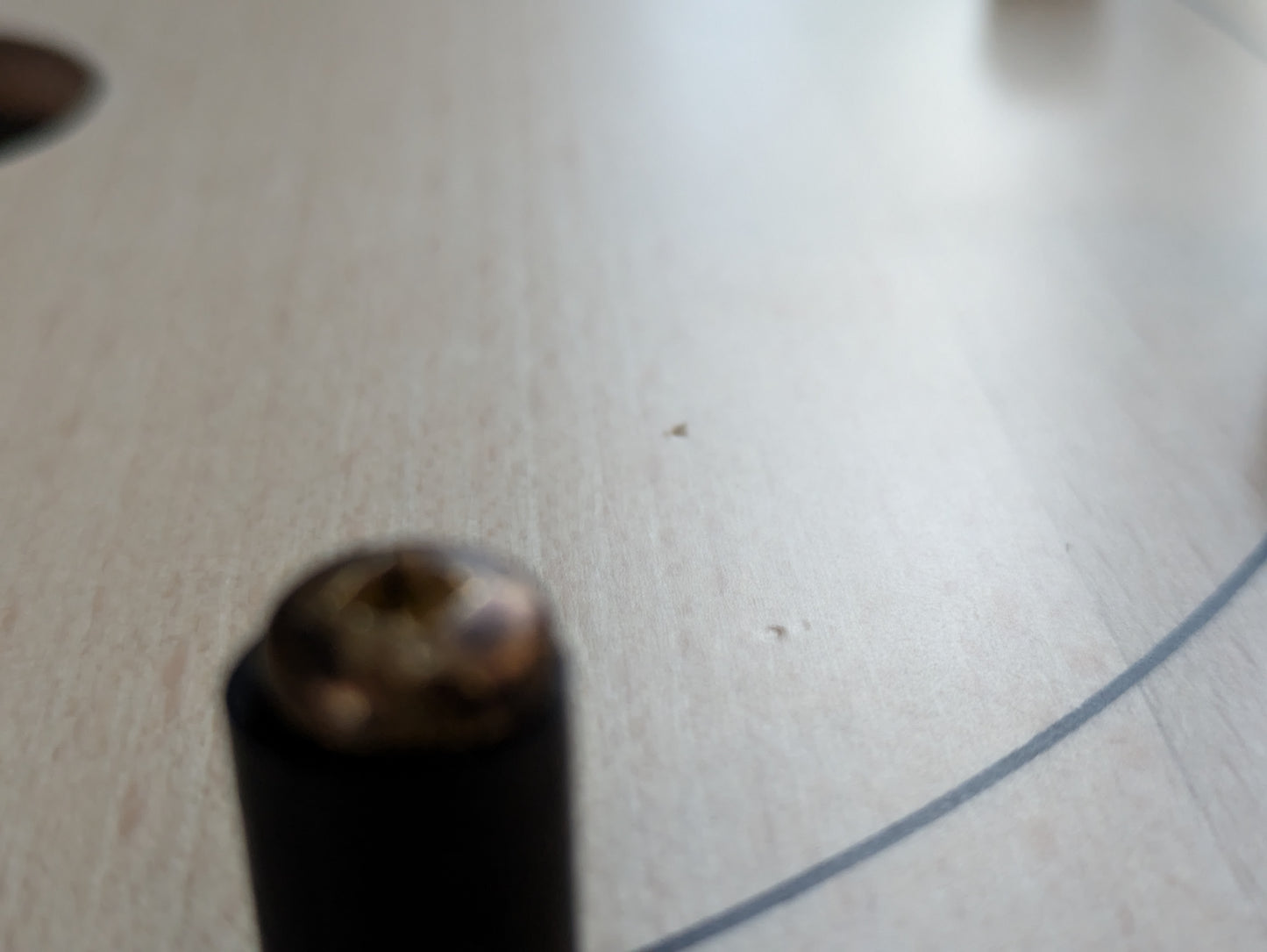 IMPERFECT/RETURNED: Beech ELITE Edition Crokinole Board (2025) Black Ditch + Bag IN STOCK!  #0106