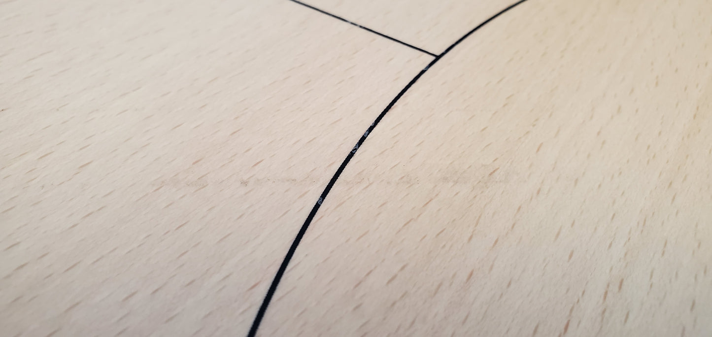 IMPERFECT/RETURNED: Beech ELITE Edition Crokinole Board (2025) Black Ditch + Bag IN STOCK!  #0024