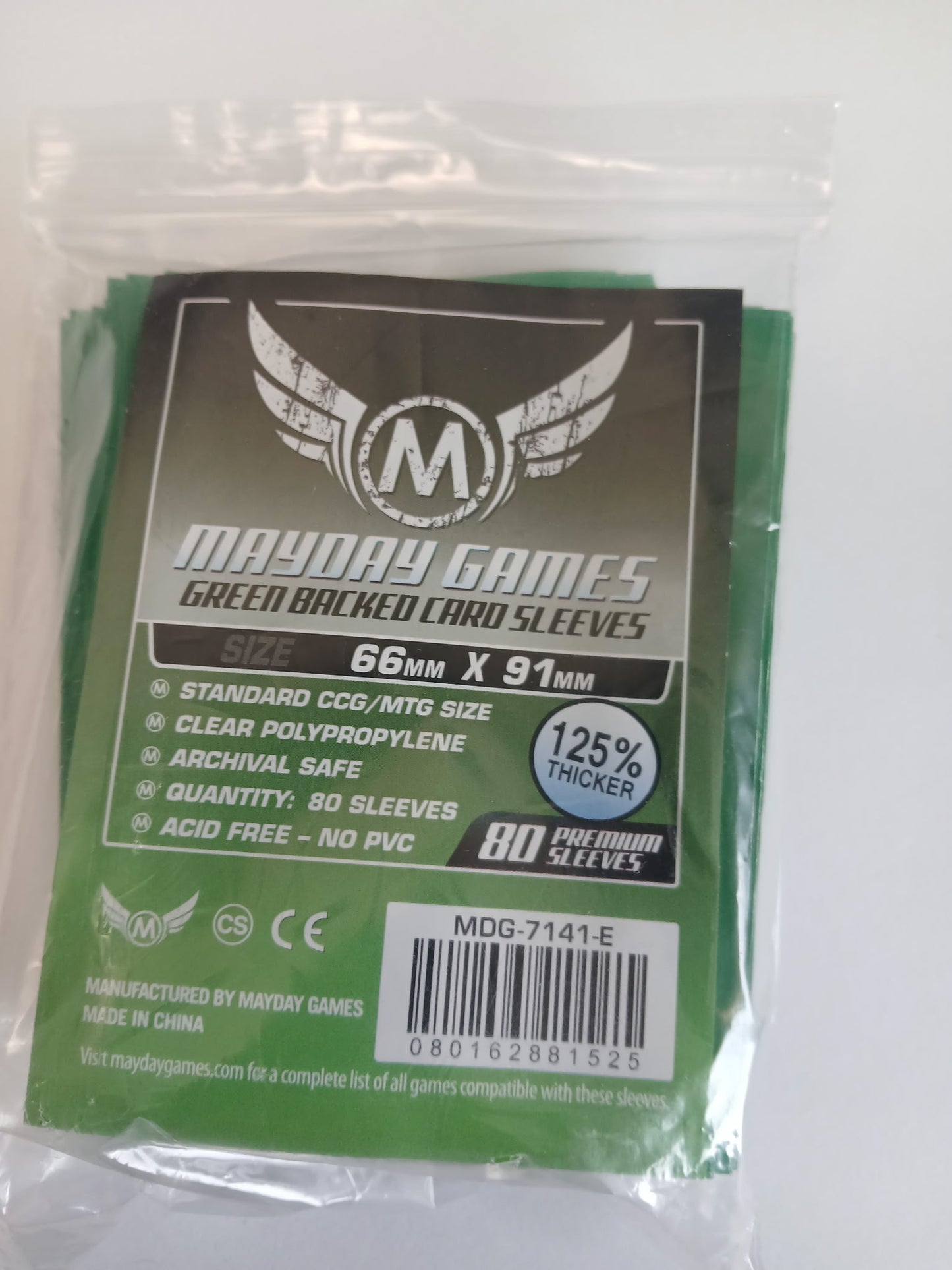 MTG/CCG Card Sleeves (63.5x88mm) PREMIUM COLOR BACKED! 80/Pack (Choose – Mayday Games