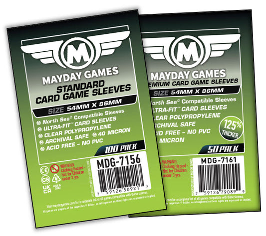 All Card Sleeves by Size Mayday Games All Card Sleeves by Size Mayday Games