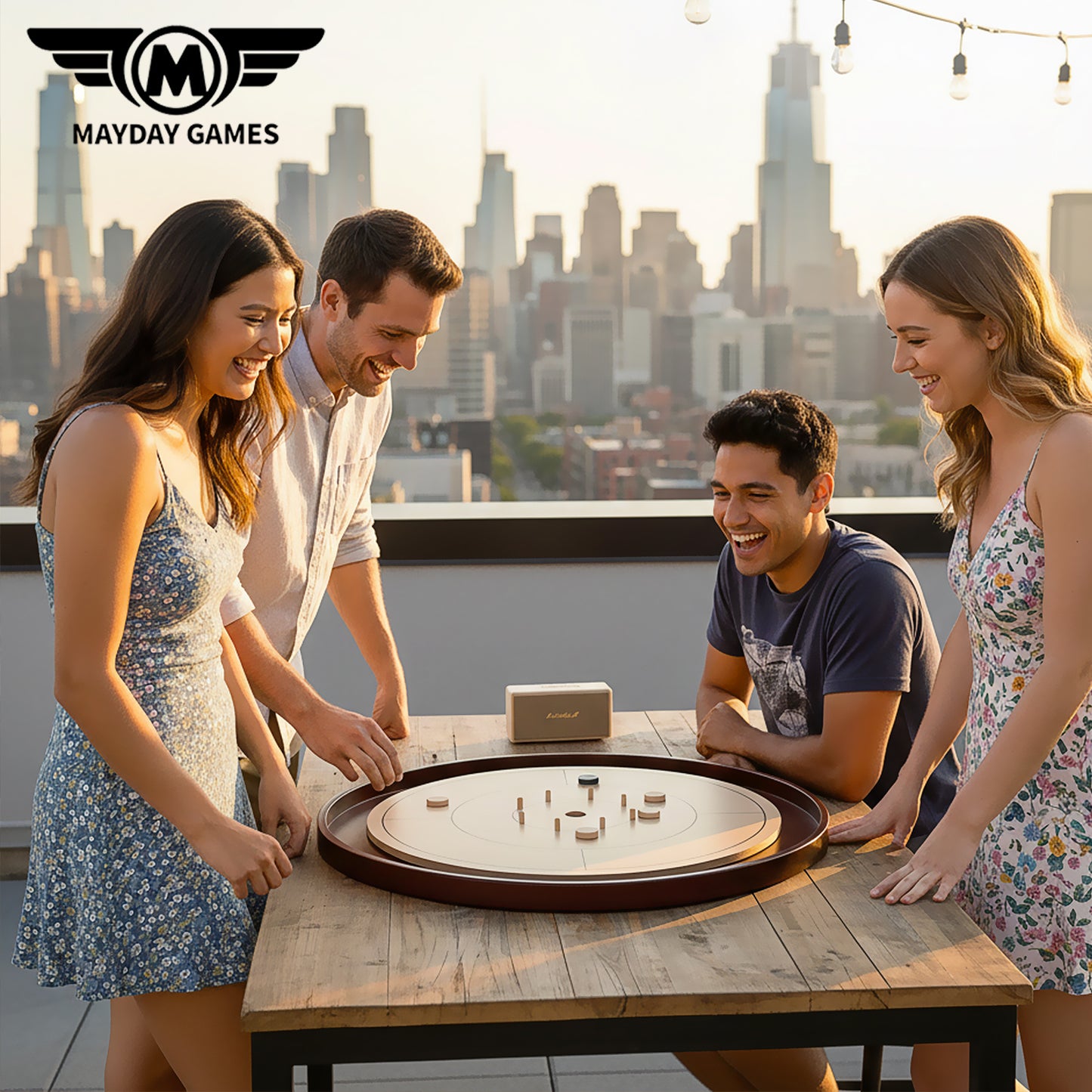 Beech Tournament Edition Crokinole Board