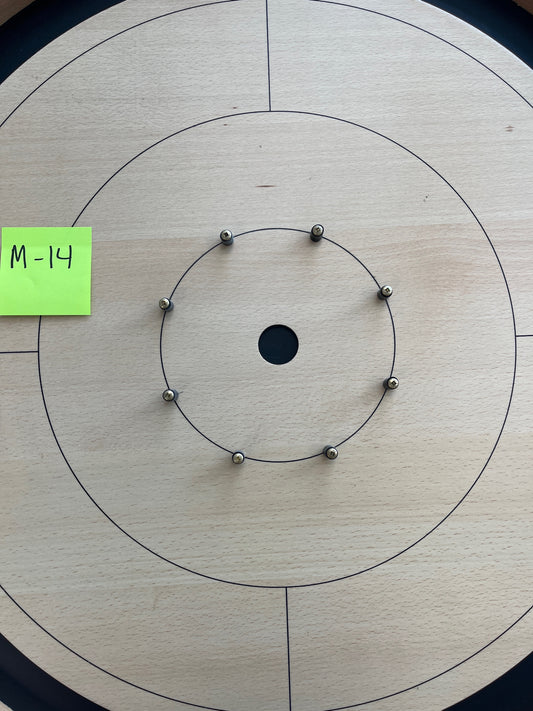 IMPERFECT/RETURNED: Beech ELITE Edition Crokinole Board (2025) Black Ditch MDG-8323-M14