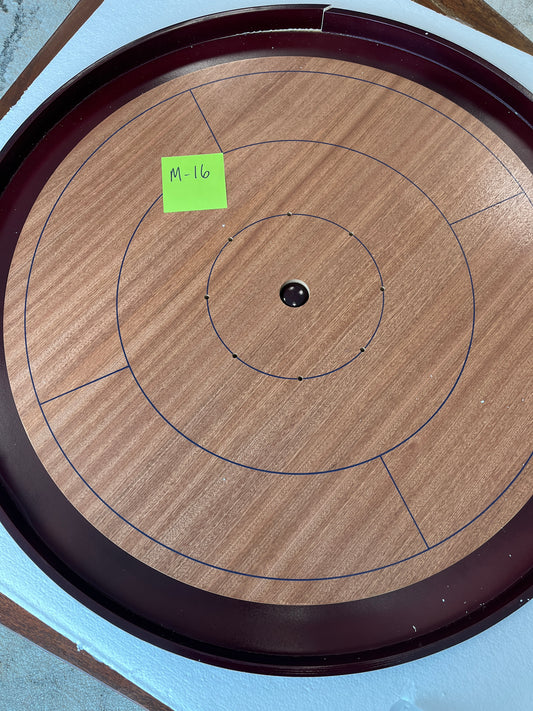 Imperfect/Returned Mahogany Tournament Edition Crokinole Board 2024 MDG-8314-M16