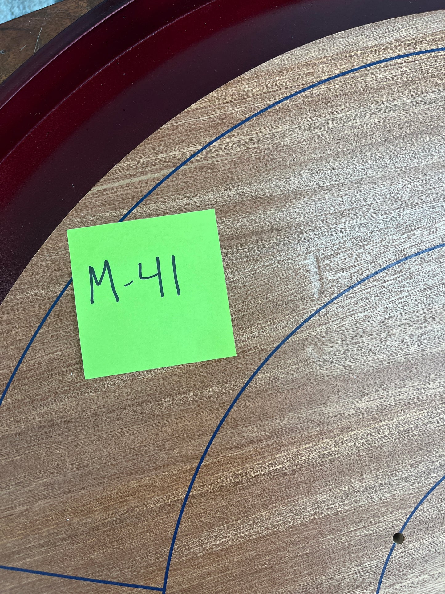 Imperfect/Returned Mahogany Tournament Edition Crokinole Board 2024 MDG-8314-M41