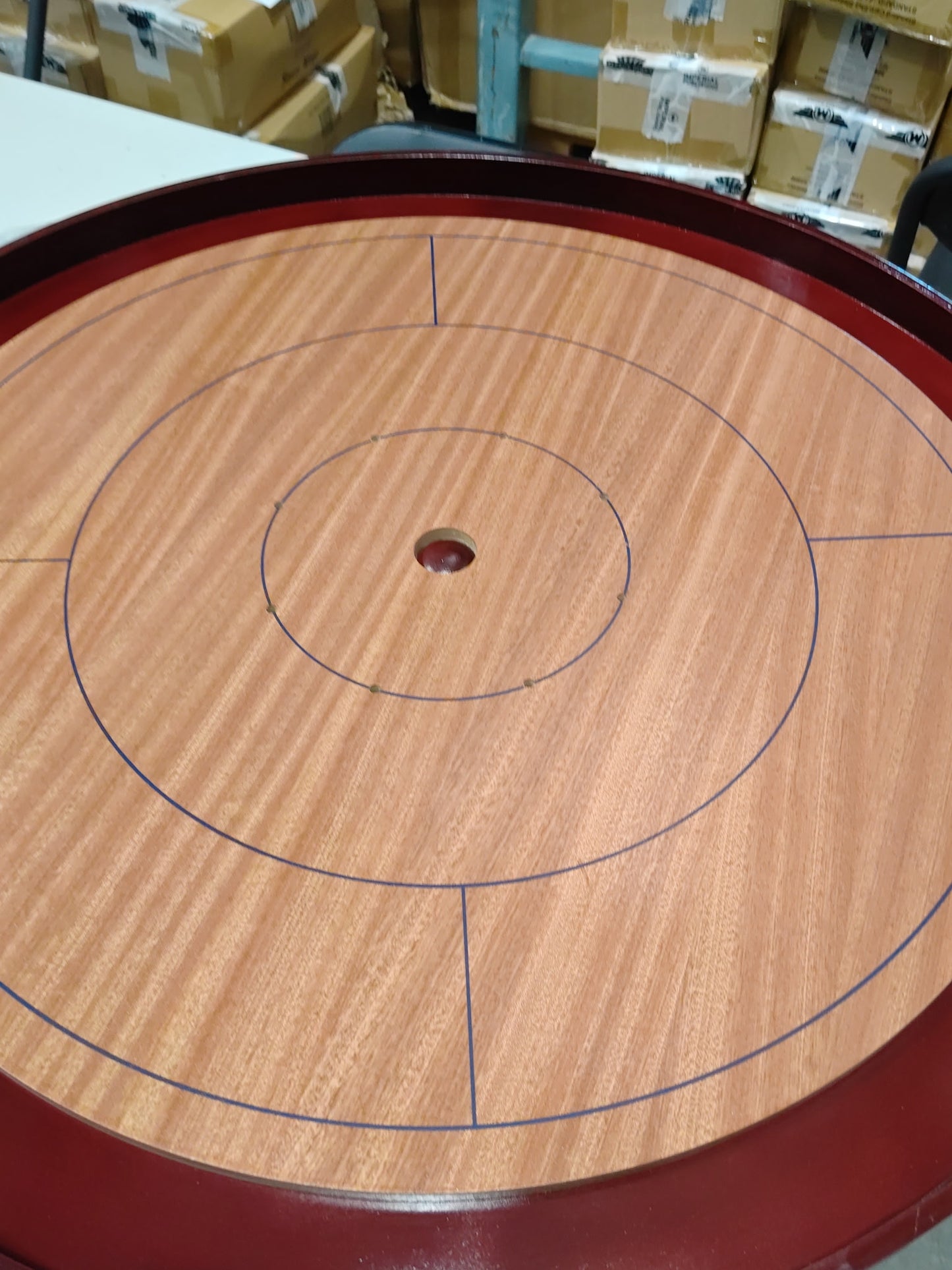 Imperfect/Returned Mahogany Tournament Edition Crokinole MDG-8314-M52