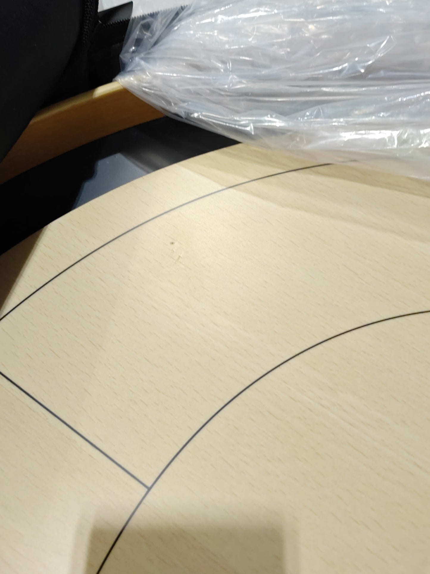 IMPERFECT/RETURNED: Beech ELITE Edition Crokinole Board Black Ditch + Black Bag MDG-8323-A-M60