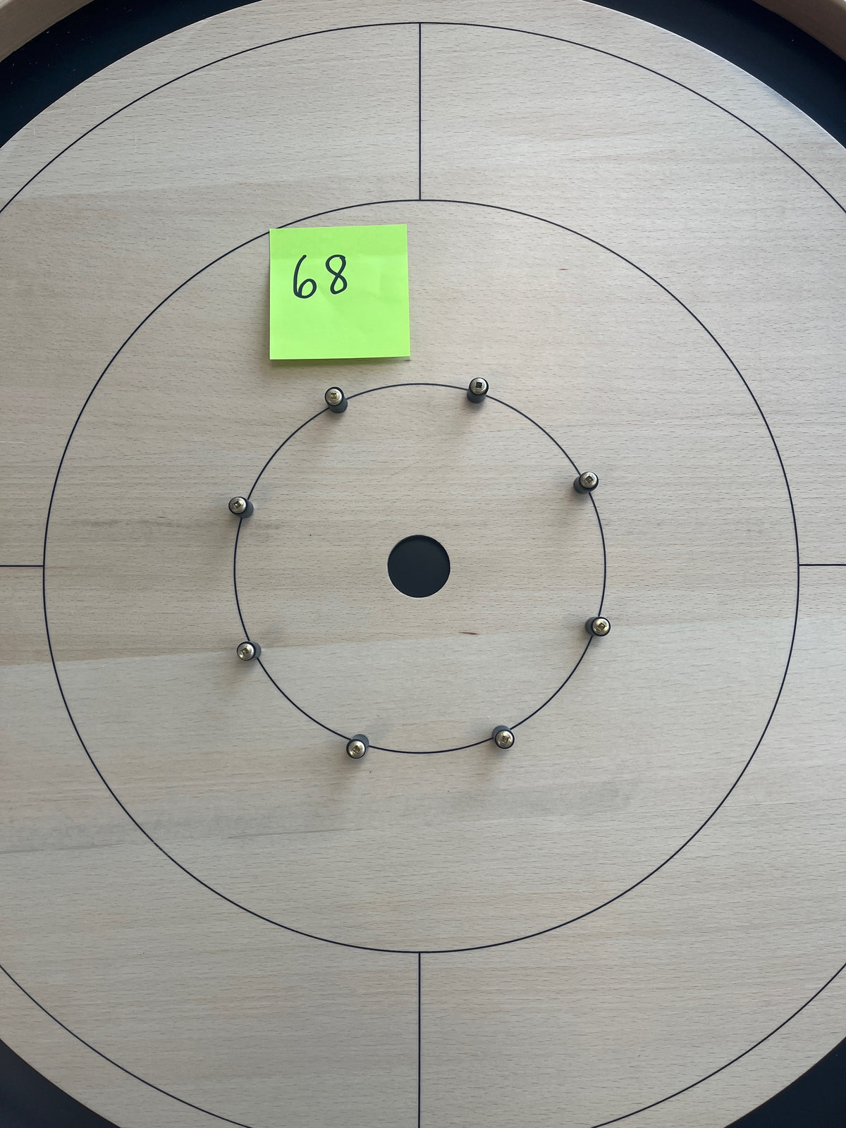 IMPERFECT/RETURNED: Beech ELITE Edition Crokinole Board Black Ditch MDG-8323-M68