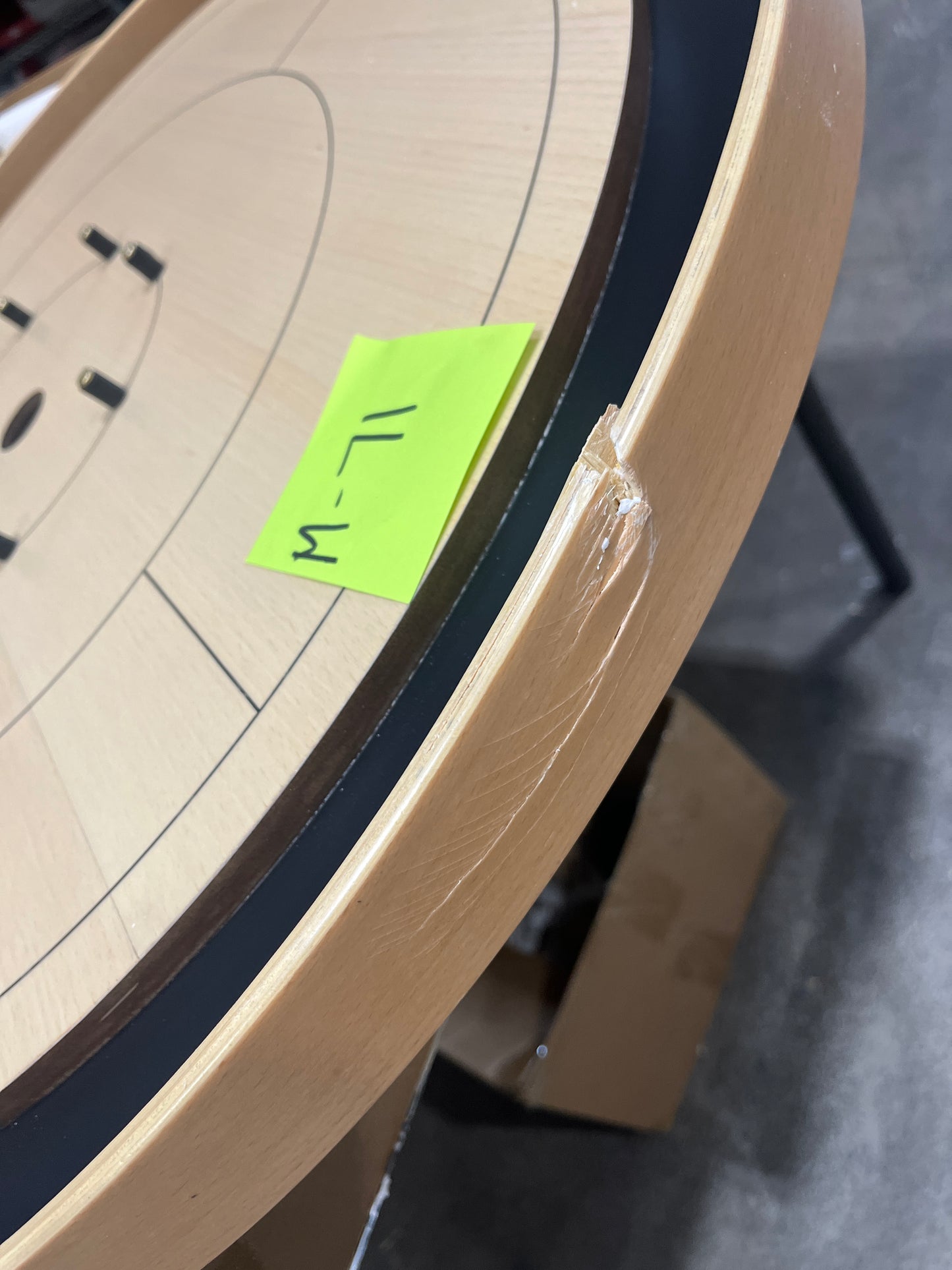 IMPERFECT/RETURNED: Beech ELITE Edition Crokinole Board (2025) Black Ditch MDG-8323-M71