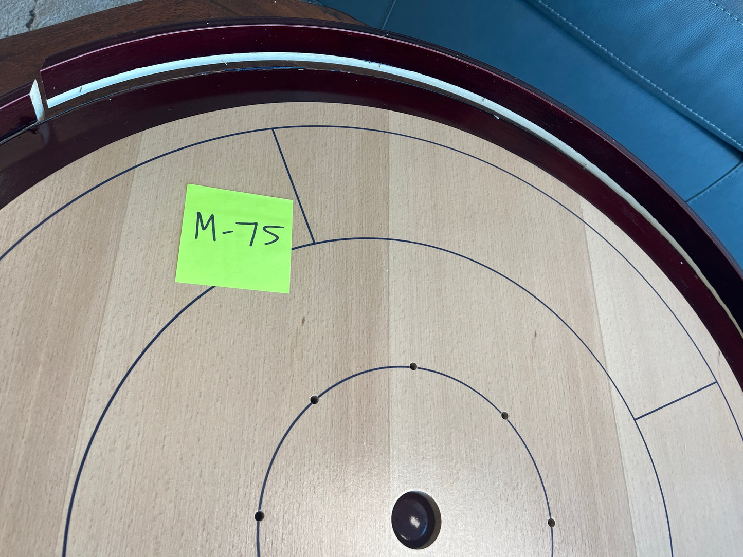 Imperfect/Returned Beech Tournament Edition Crokinole Board MDG-8315 M75