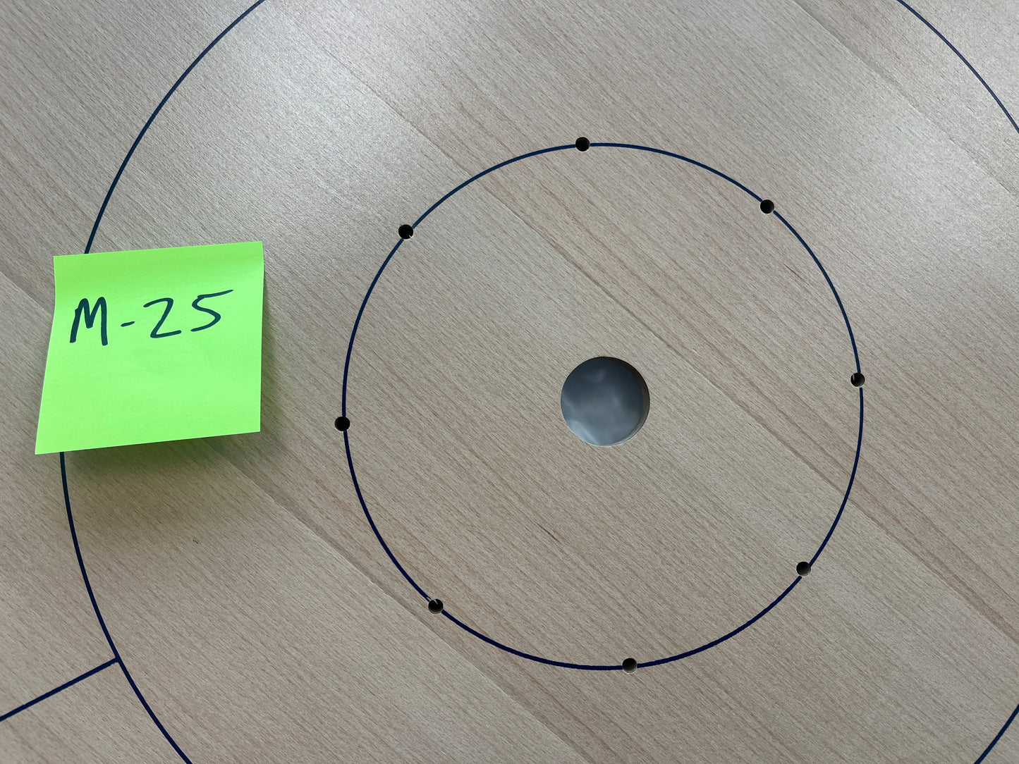 Imperfect/Returned Beech Tournament Edition Crokinole Board 2024 MDG-8315 M25