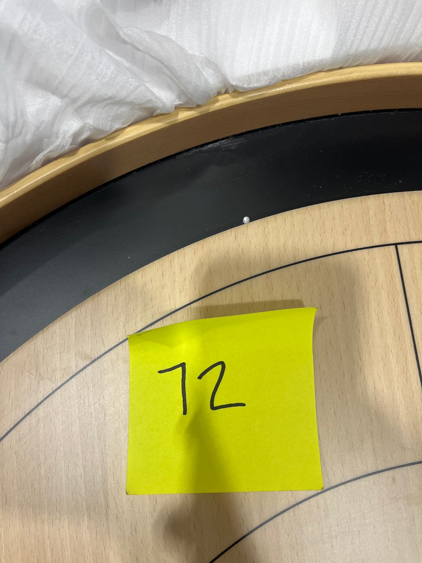 IMPERFECT/RETURNED: Beech ELITE Edition Crokinole Board Black Ditch MDG-8323-M72