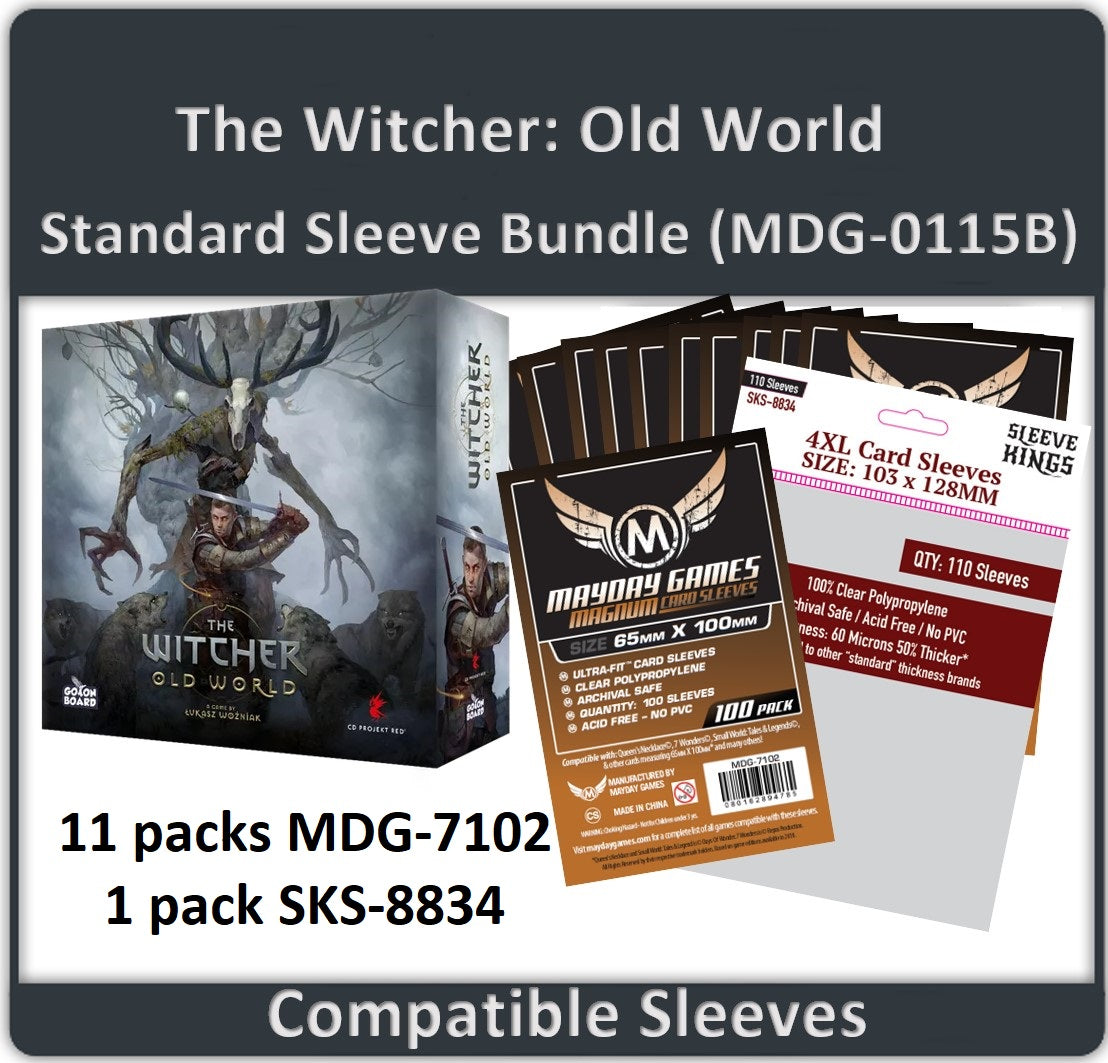 bloodborne card sleeves The Witcher: Old World