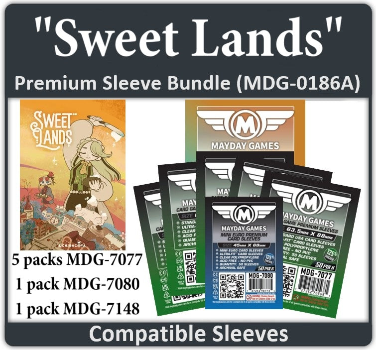 "Sweet Lands" Compatible Card Sleeve Bundle