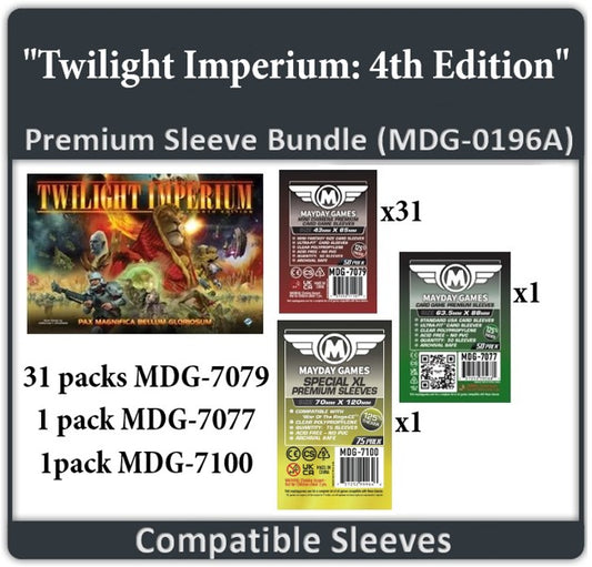 "Twilight Imperium: 4th Edition"+ Expansions Compatible Card Sleeve Bundle