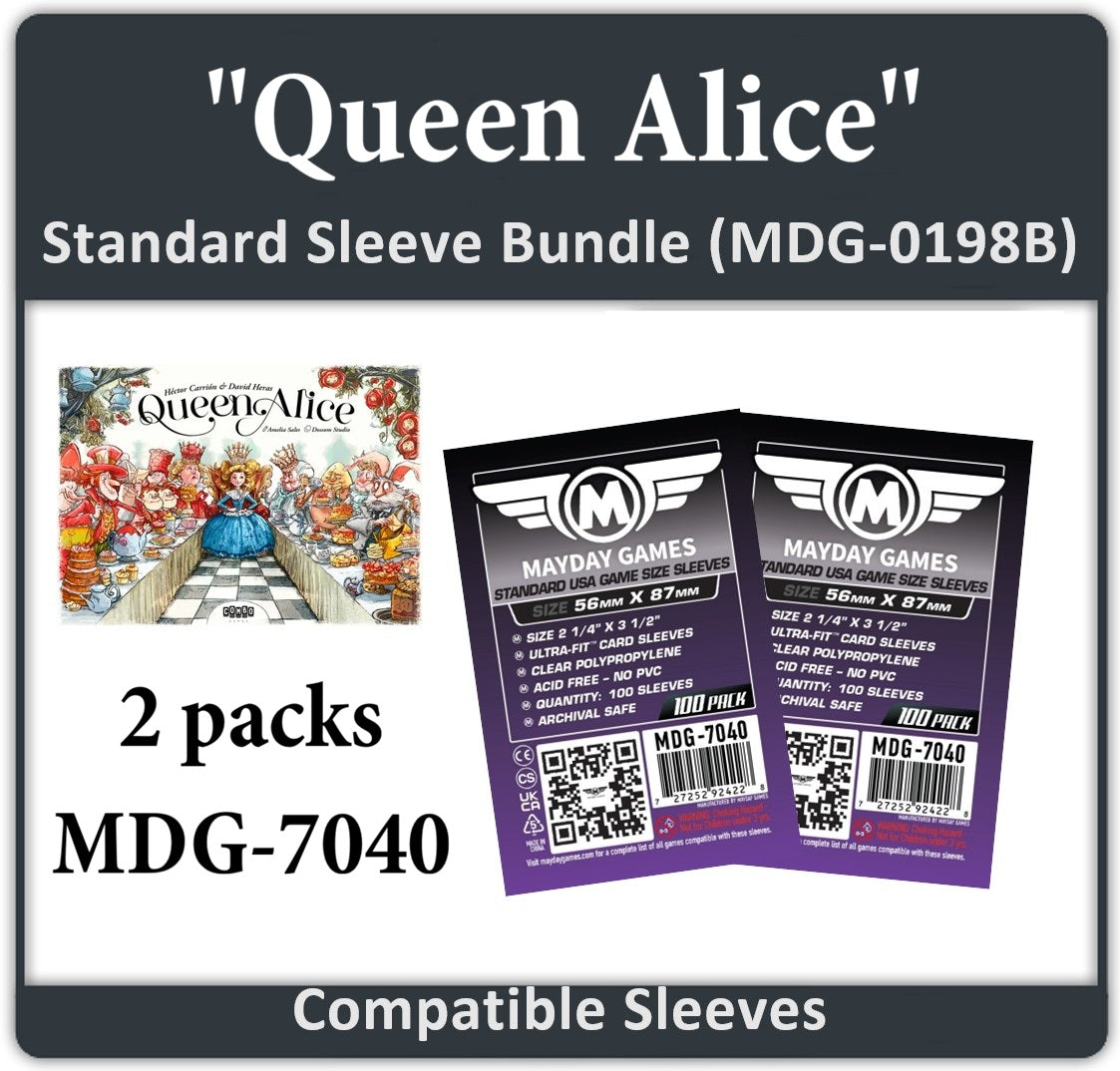 "Queen Alice" Compatible Card Sleeve Bundle