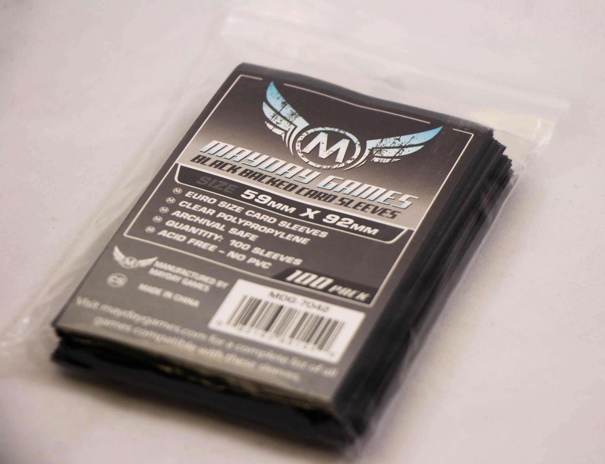 Euro Card Sleeves (59x92mm) - Mayday Games Euro Card Sleeves (59x92mm) - Mayday Games