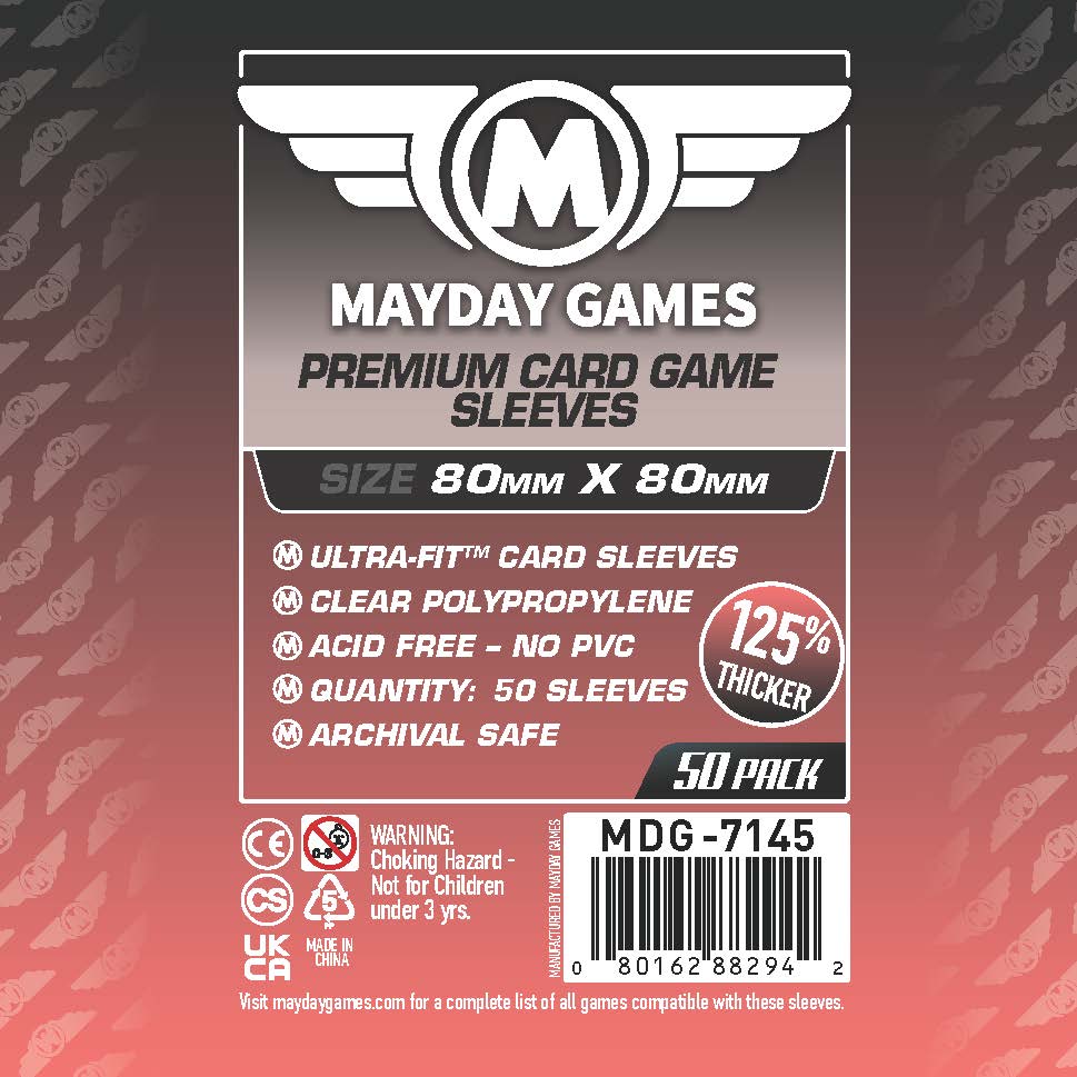 MM2 サンプルカード Square Card Sleeves - Mayday Games