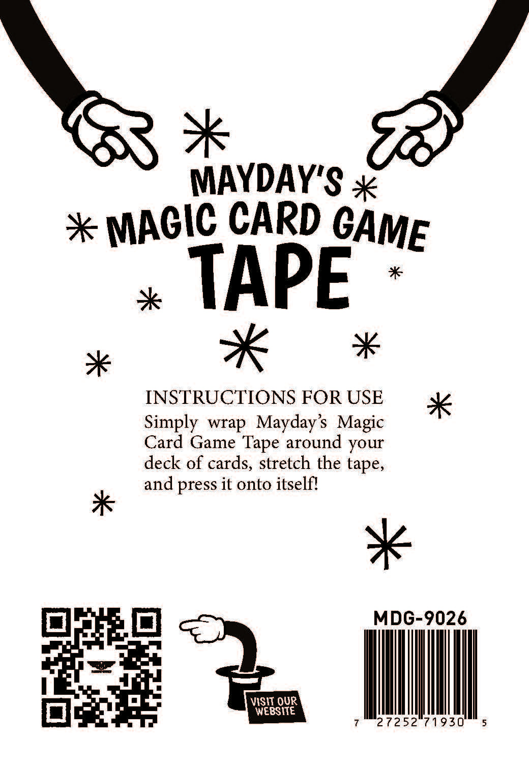 Mayday’s Magic Card Game Tape (2"x 50 feet)
