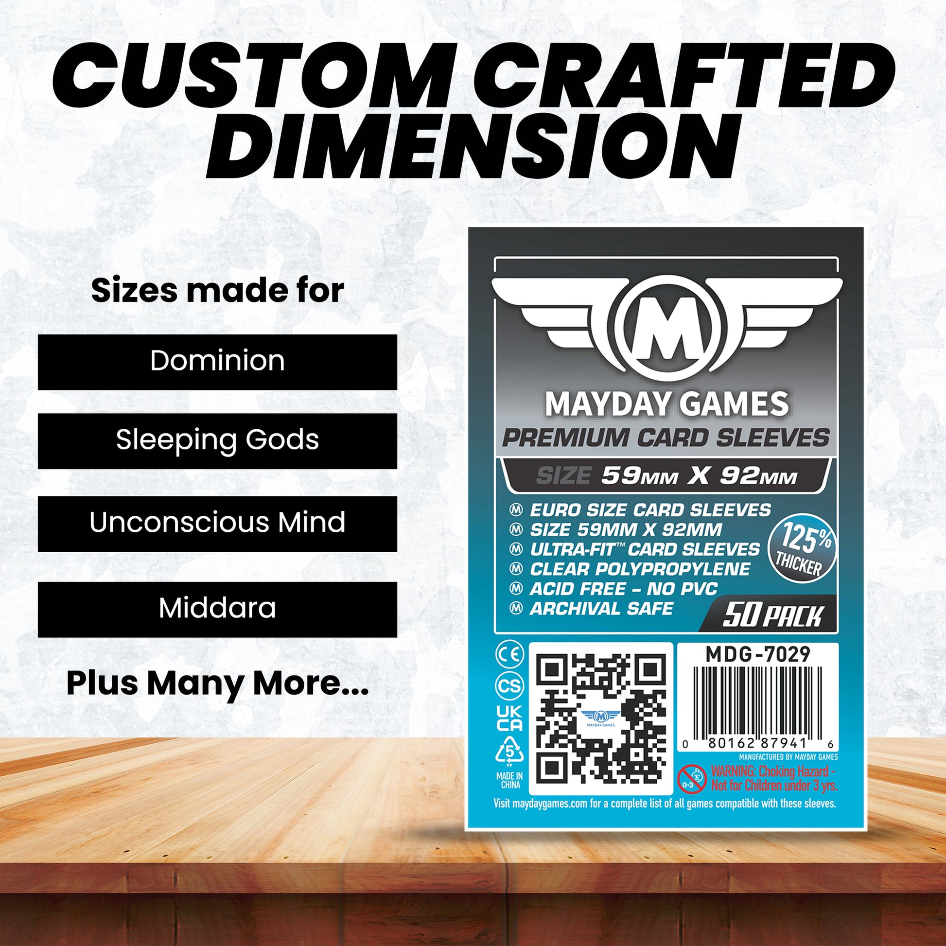 Euro Card Sleeves (59x92mm)