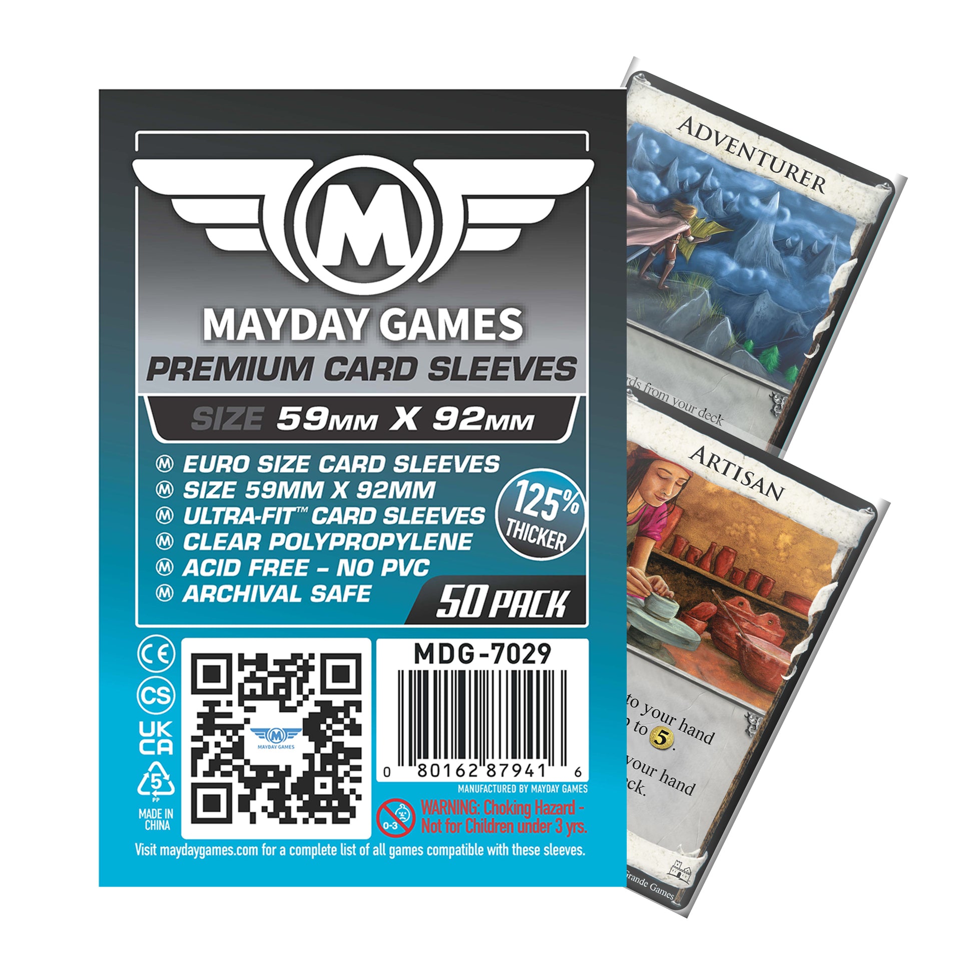 Euro Card Sleeves (59x92mm)