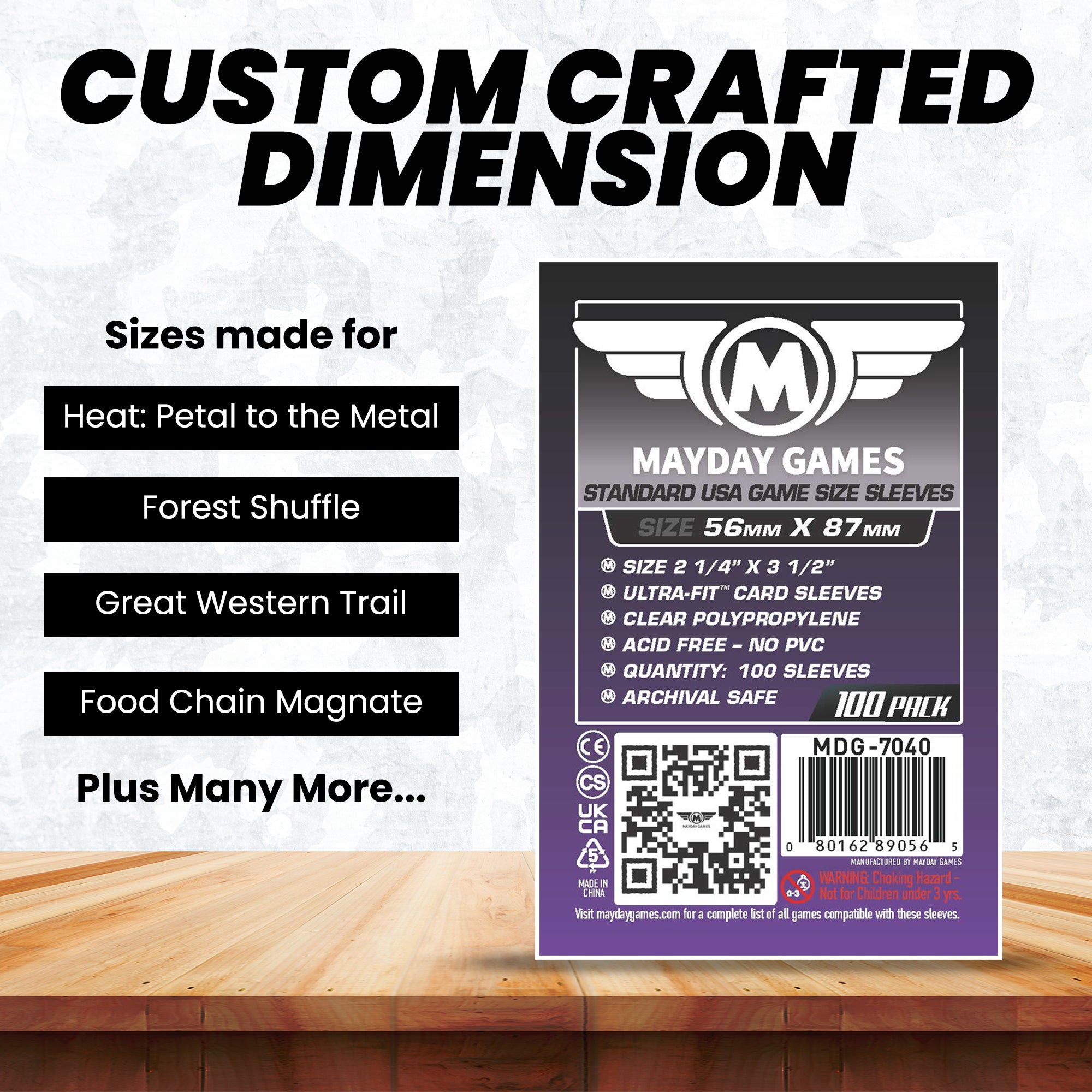 Standard USA Chimera Card Sleeves (56x87mm) - Mayday Games
