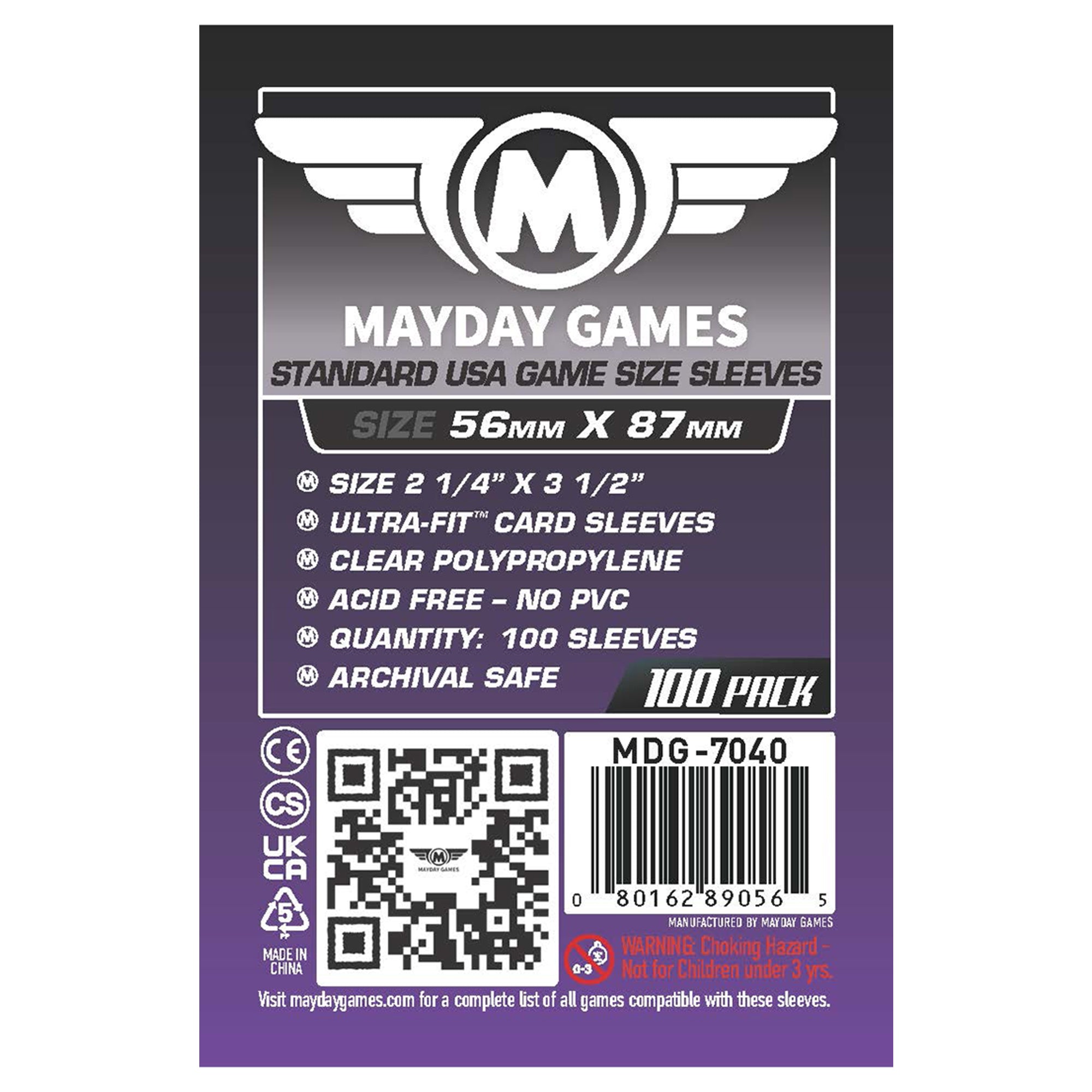 Standard USA Chimera Card Sleeves (56x87mm) - Mayday Games