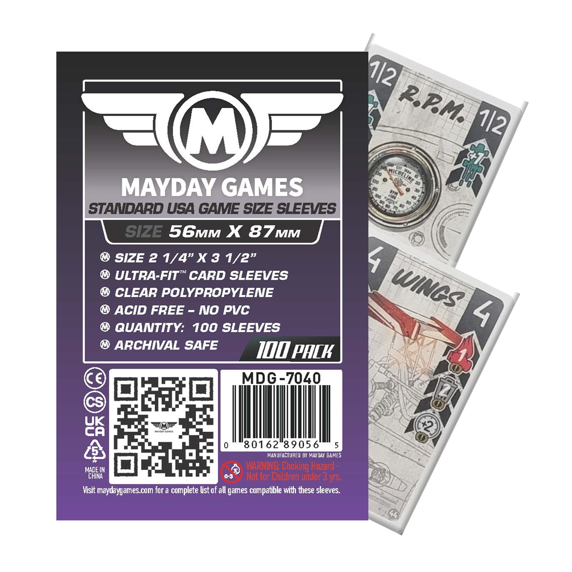 Standard USA Chimera Card Sleeves (56x87mm) - Mayday Games