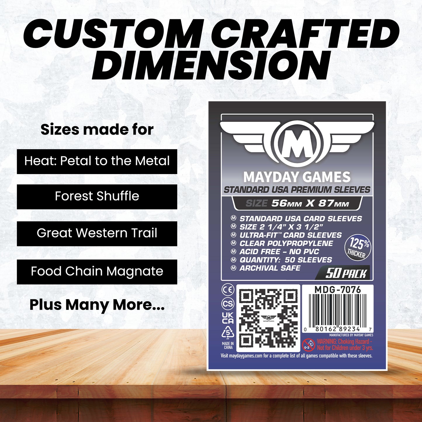 Standard USA Card Sleeves (56x87mm)
