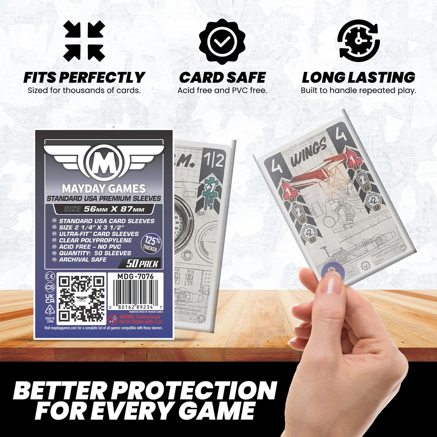 mayday card sleeves review Mayday Standard Card Game Premium Sleeves (63.5x88 mm)