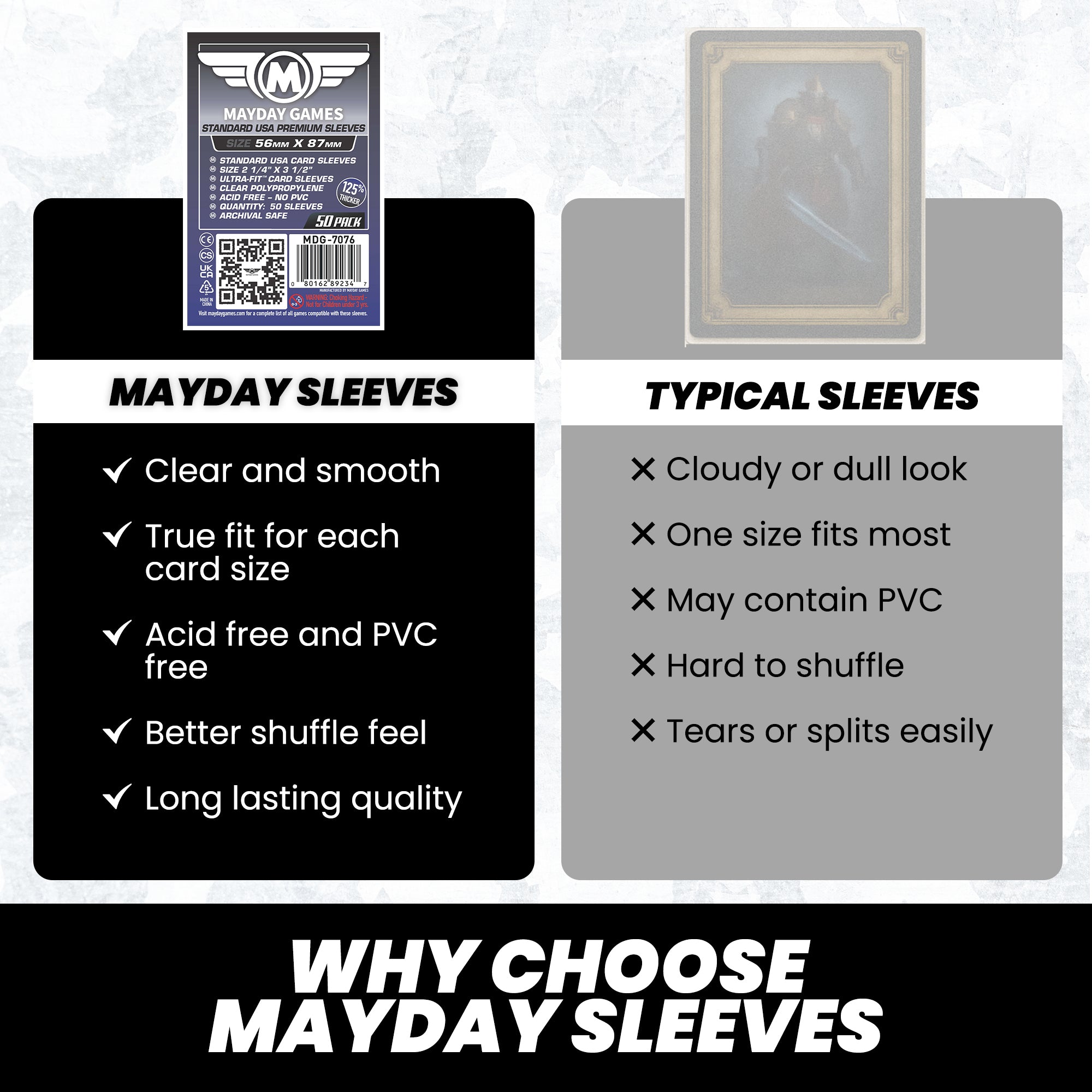 Standard USA Chimera Card Sleeves (56x87mm) - Mayday Games