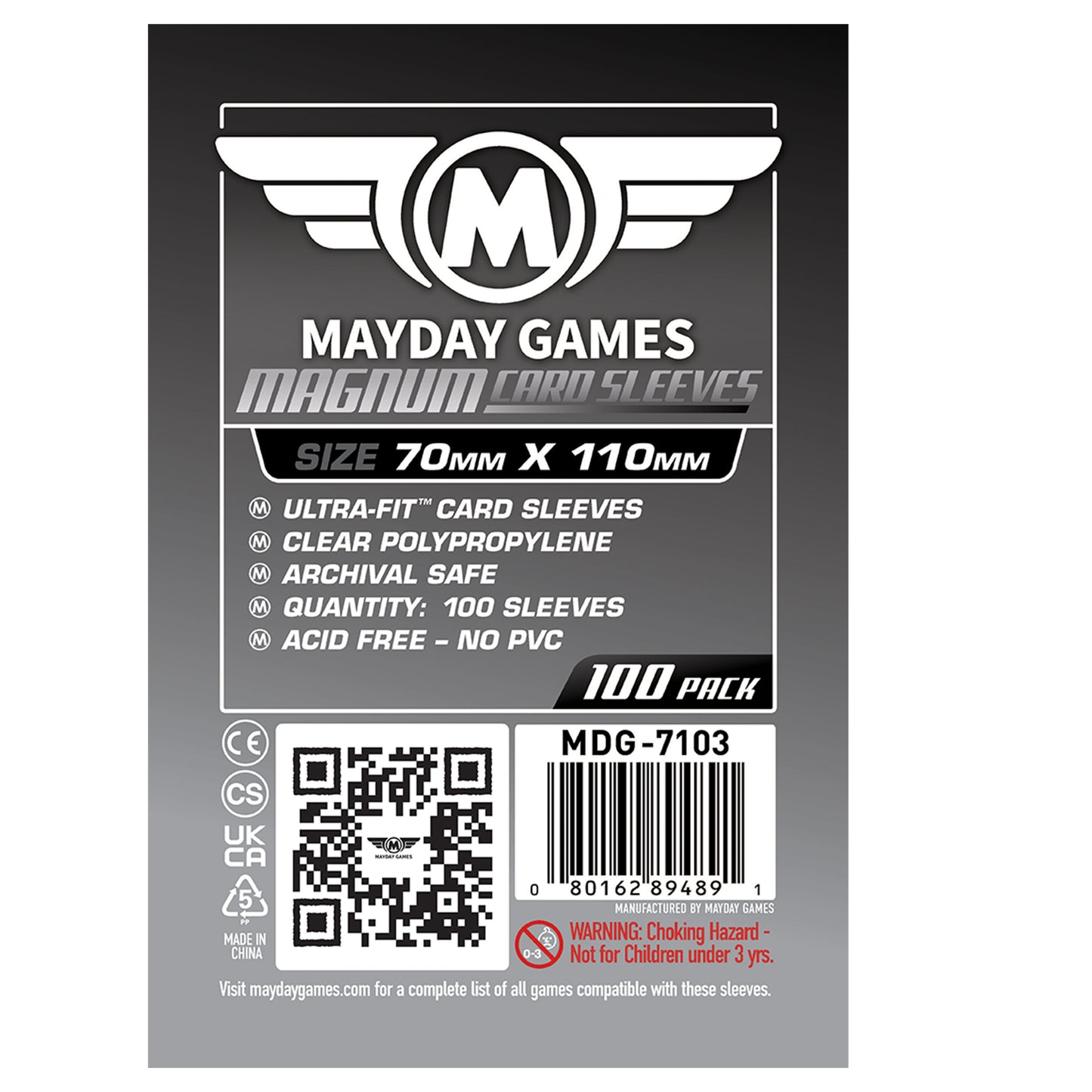 "Lost Cities" Compatible Card Sleeves - Magnum Ultra-Fit  (70x110mm)
