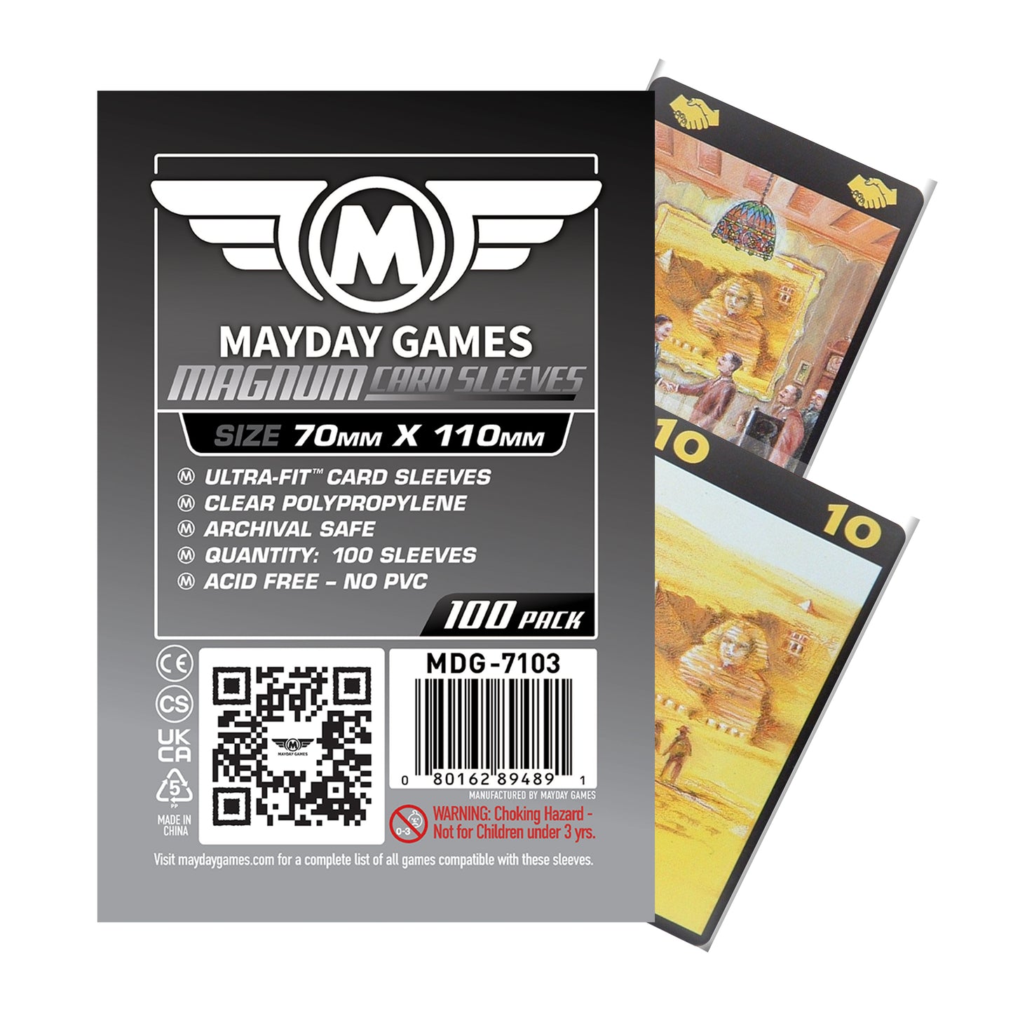 "Lost Cities" Compatible Card Sleeves - Magnum Ultra-Fit  (70x110mm)