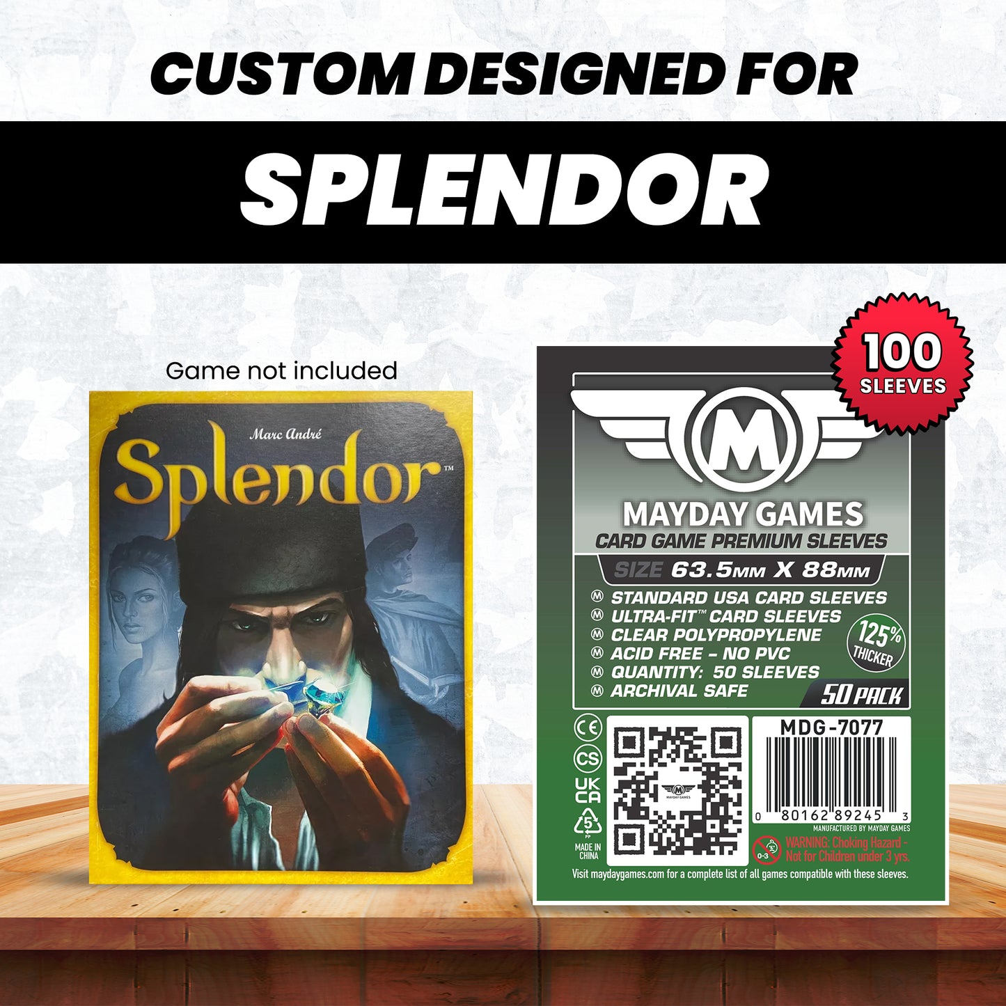 "Splendor" Compatible Card Sleeve Bundle